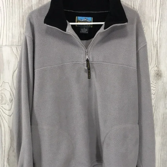 Vintage Roundy Ridge Fleece Pullover Quarter Zip Medium - Picture 4 of 8